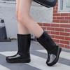 Water shoes rain shoes women's medium and high rain boots women's waterproof Japanese outer wear rubber shoes overshoes water boots