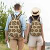 Leopard Yin Yang Luxury Gold Marble Balance Design Backpack Hot Sale Daypack BookBag School Bag Shoulder Bags for Men Women