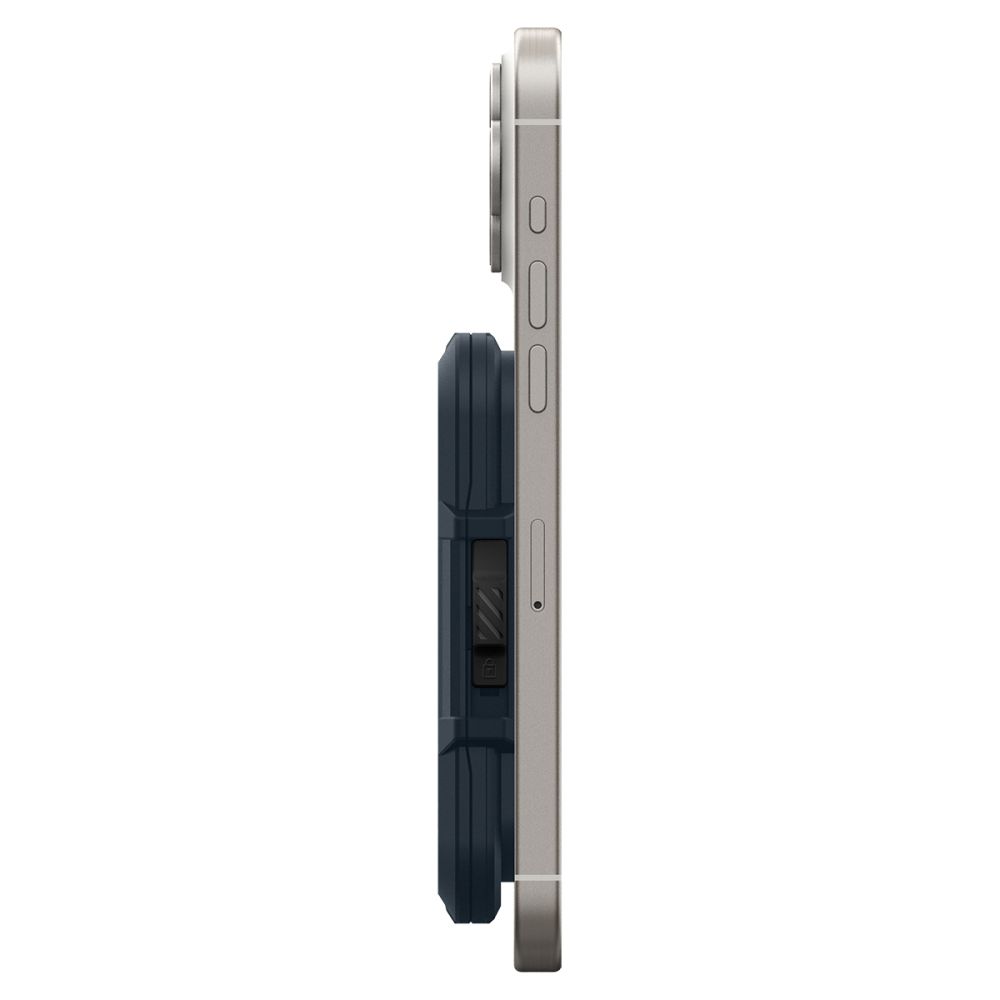 Spigen Lock Fit Magsafe Universal Magnetic Card Holder Metal Slate