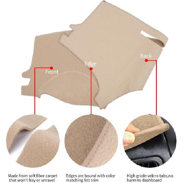 Dashboard Cover Mat Dash Cover Compatible with 2004 20052004-2010 Beige