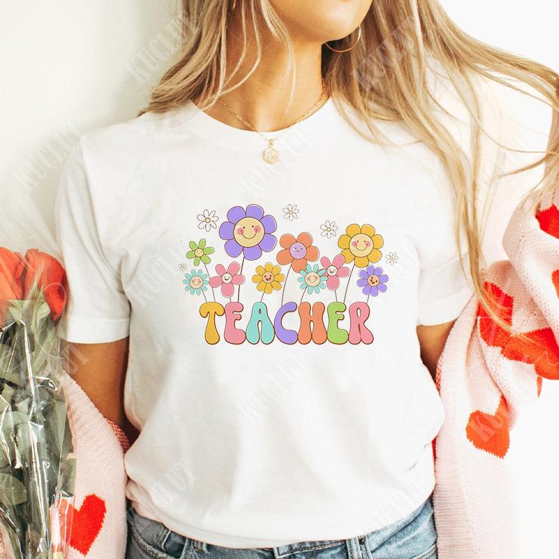 Graphic Tops Teachers Tshirts Clothing Teachers Gifts Teacher Shirts Gift Summer Fashion Tshirts Short Sleeve School