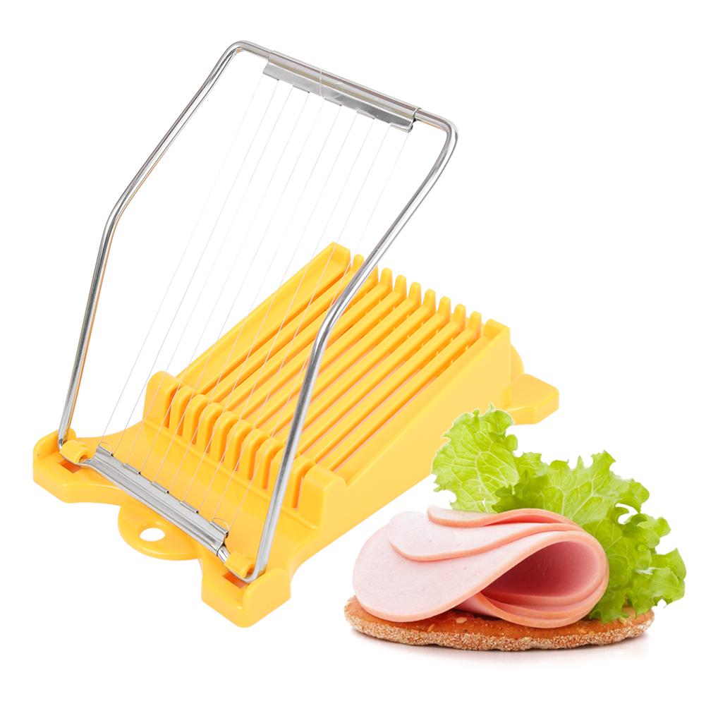 Multipurpose Stainless Steel Luncheon Meat Egg Ham Banana Fruit Cutter Slicing Tool Kitchen Gadget