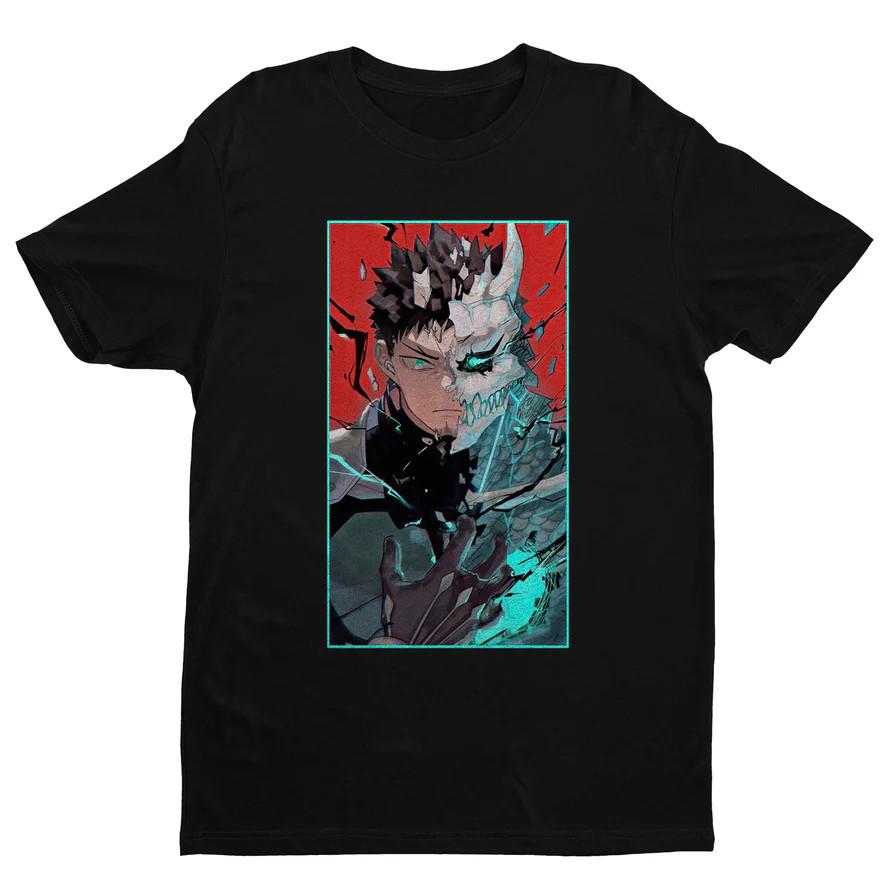 

Anime Kaiju No 8 Black T Shirt Size S - 5XL Anime Gift Unisex T-Shirt XL