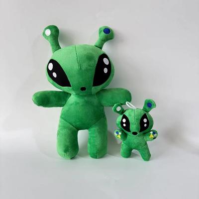 Non-Toxic Treasuringu Green Alien Kawaii Plush Toys Kawaii Soft Stuffed Cartoon Anime Dolls Birthday Christmas Gift