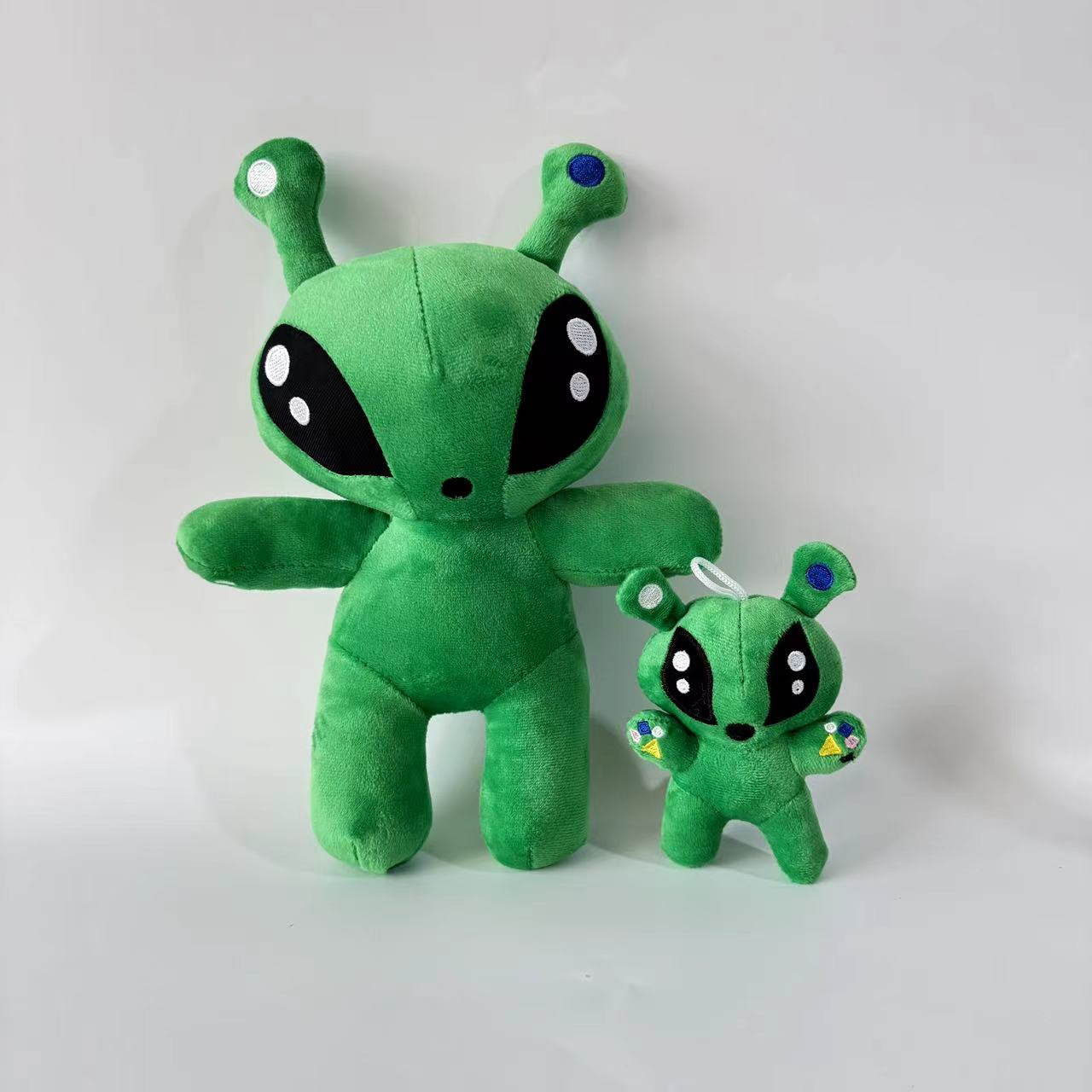 Wucifang Bags Unisex Green Treasuringu Alien Plush Toy Soft Stuffed Kawaii Anime Doll Perfect Gift For Birthday Christmas