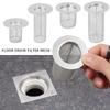 Stainless Steel Kitchen Tool Waste Drainer Anti-Pest Floor Drain Filter Mesh Sink Strainer Food Hair Stopper Sealing Cover