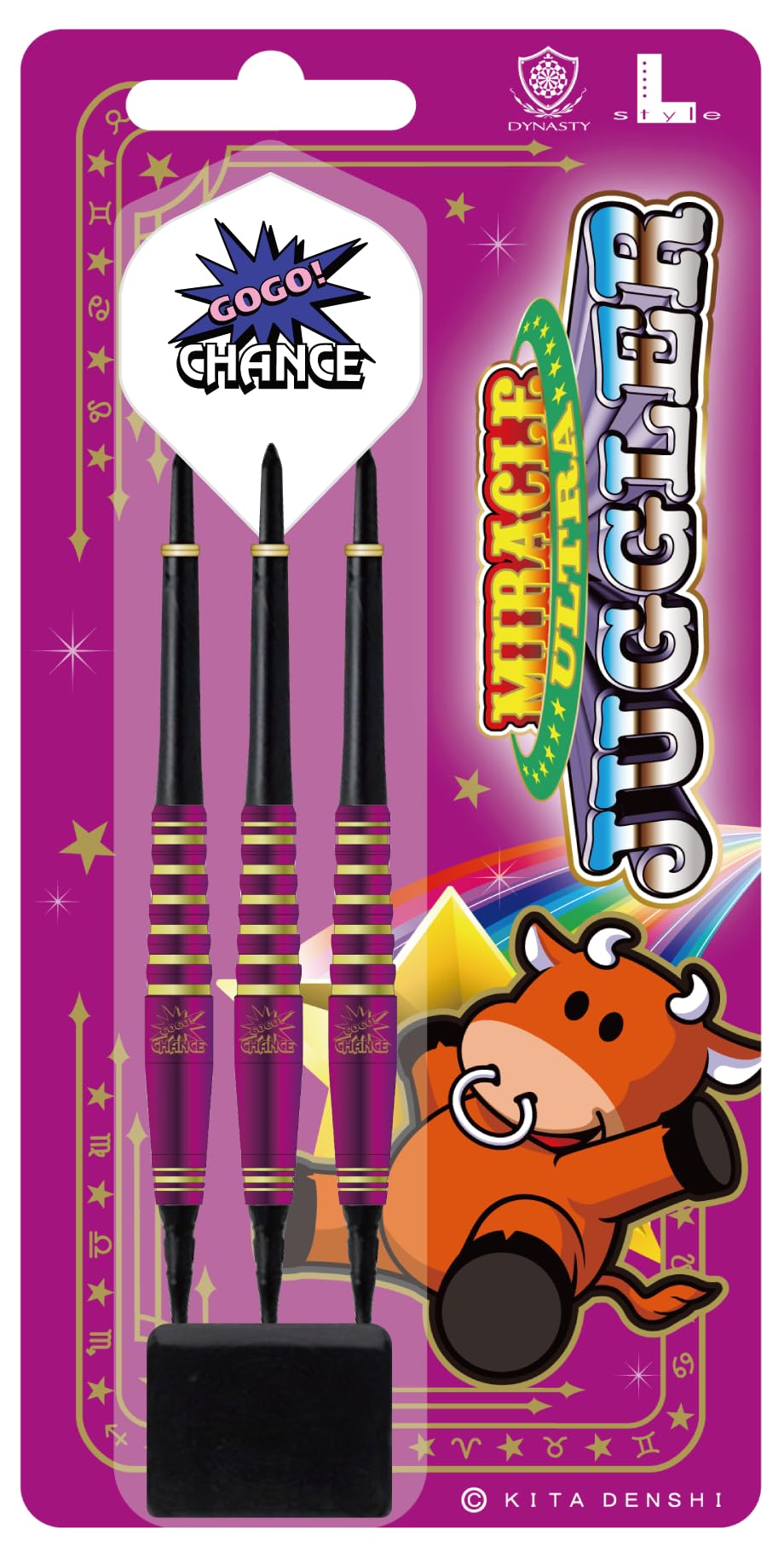 JUGGLER Ultra Miracle Juggler Brass Darts Purple