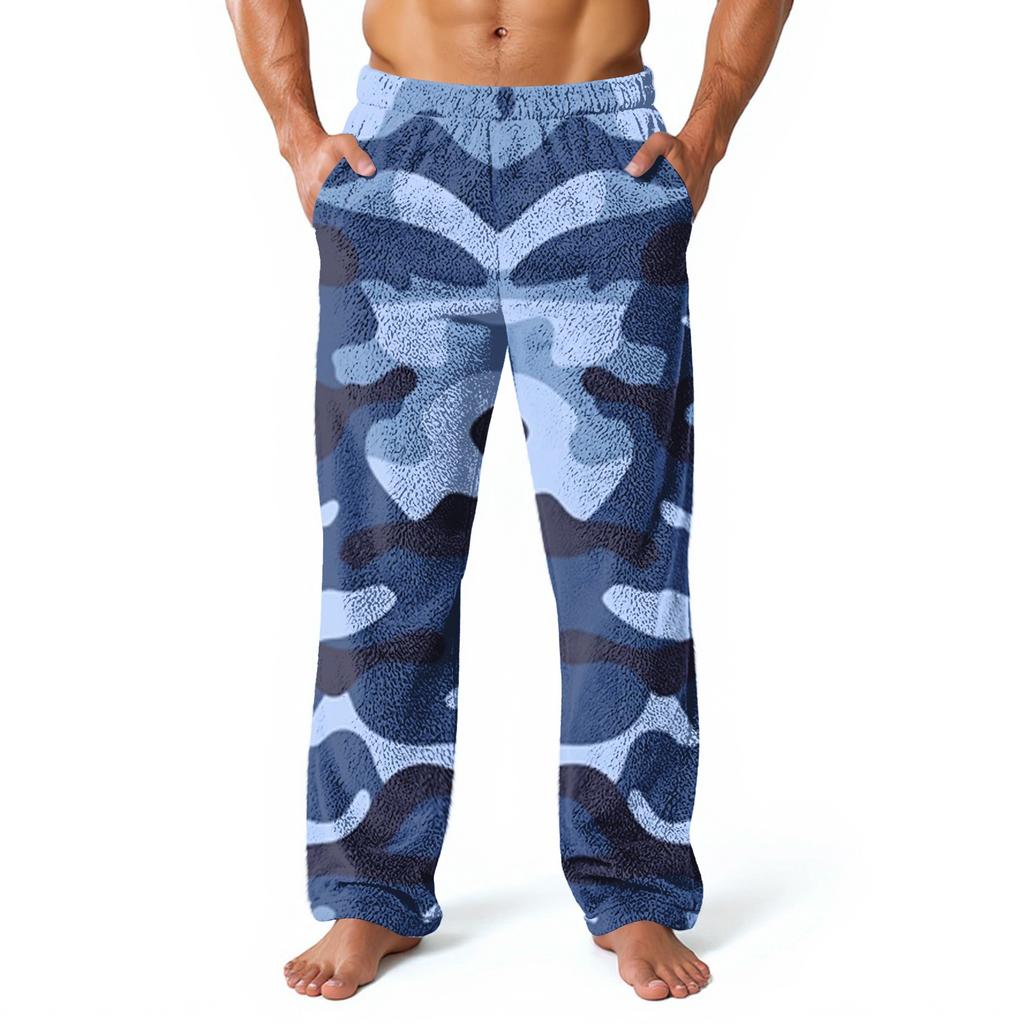 Pantalones de Casa Estampados por Todas Partes para Hombre Pantalones de Pijama para Dormir Pantalones Largos Pantalones de Pijama