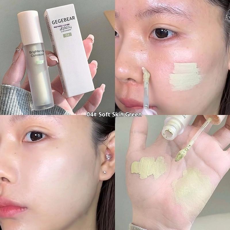 

Brightening Concealer Natural Long-lasting No Makeup Concealer Spot Face Dark Circles Foundation 04#