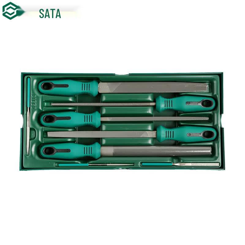 SATA 8-Piece File Set Alloy Steel