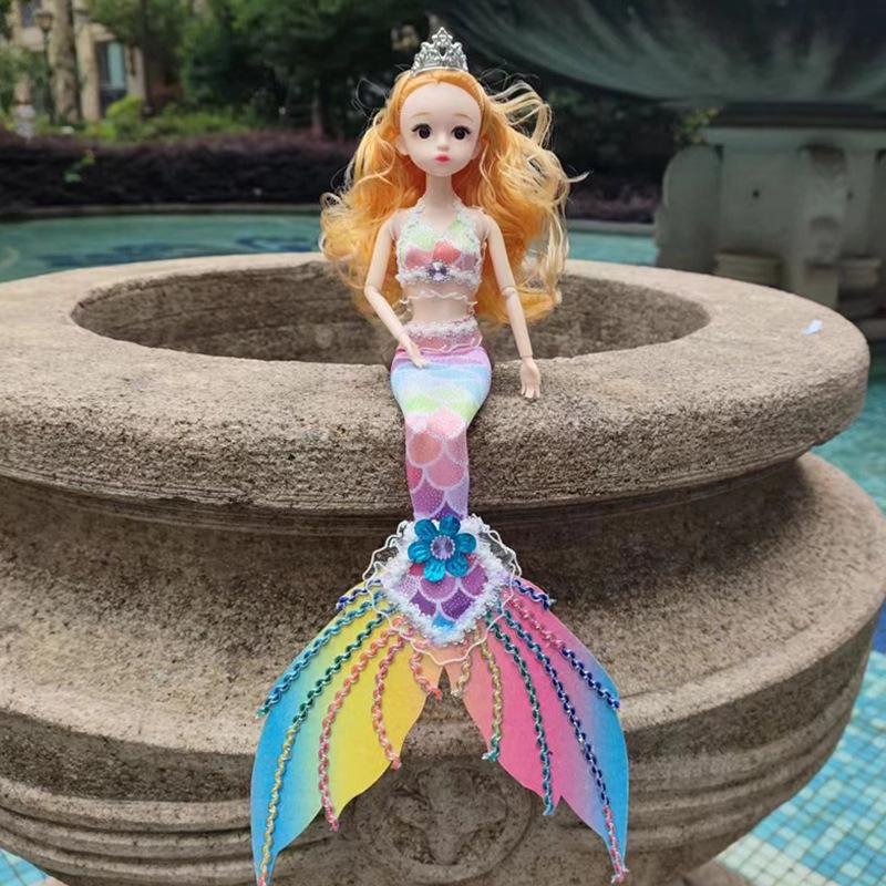 45cm Avtakbar Utklednings Stor Hale Havfrue Dukke Jentedukke Gave Leketøy for Barn