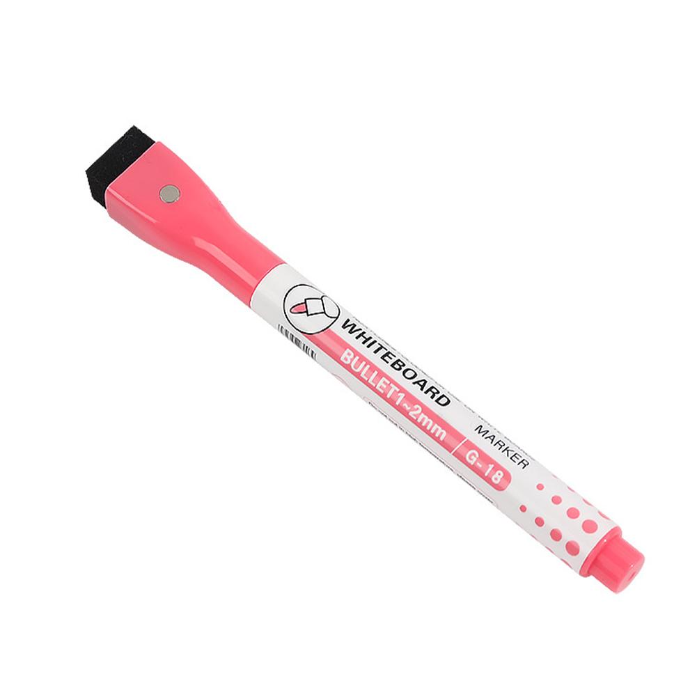 1PC/8PCS Magnetic Whiteboard Markers Erasable Liquid Chalk Markers with Eraser Water-base Ink Quick Drying Office Supplies