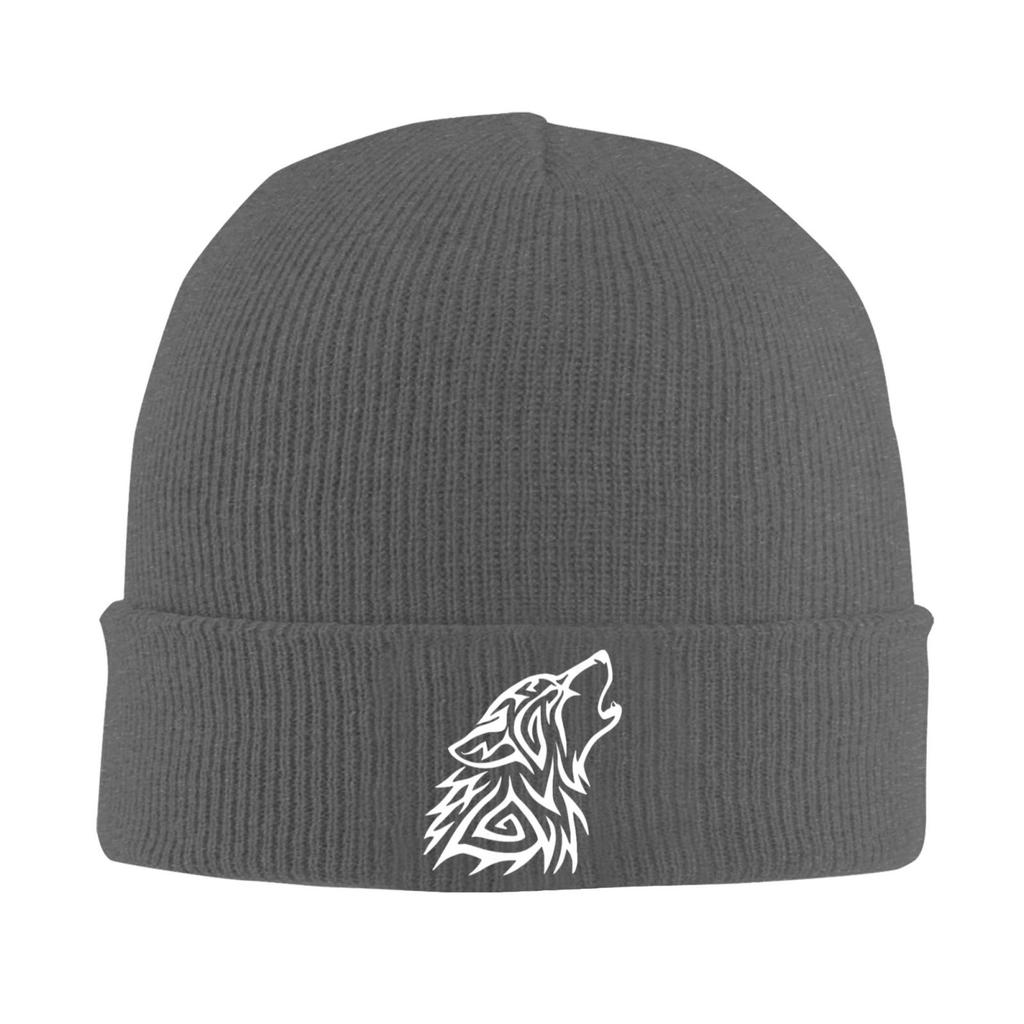 Wolf Dog Tribal Knitted Hats Winter Thick Caps Unisex Women Warmer Bonnet Hat Outdoor Leisure Hat Warm Soft Caps