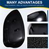 ABLZ-Car Side Wing Mirror Cover Rearview Mirror Cover Side Mirror Cover 735452185 735452186 For Fiat 500 2007-
