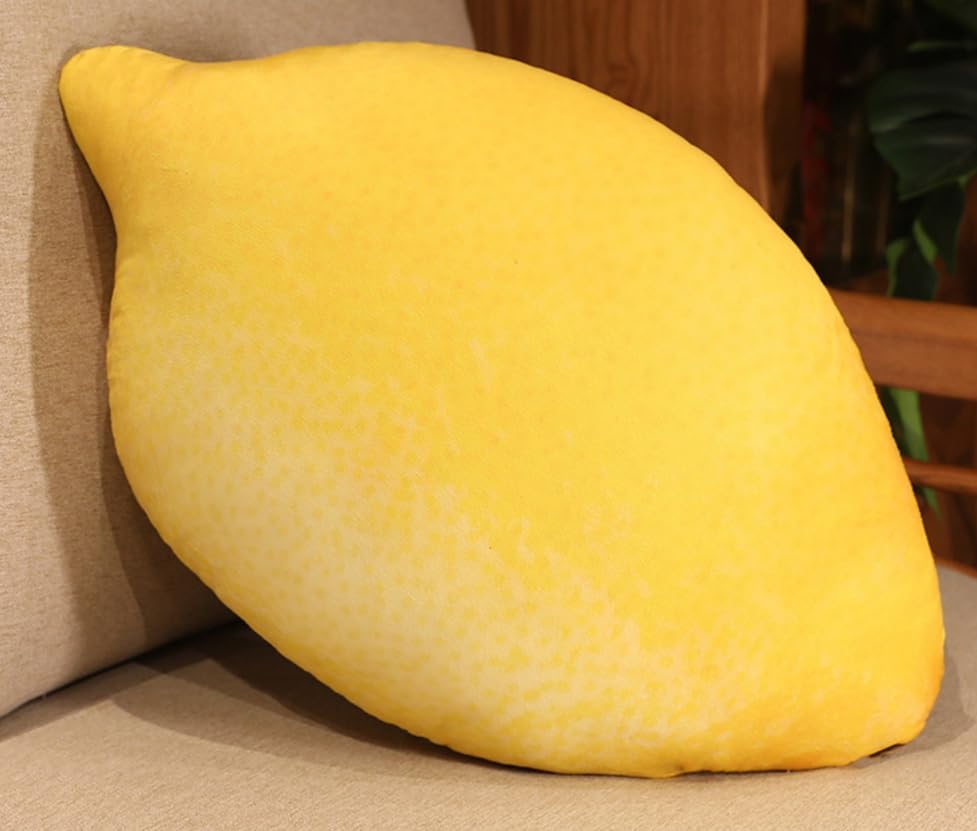 

[dokidoki] Lemon Fruit Cushion Body Pillow Fruit Plush Toy Fun Item Event Party Favors Gift Cute Moe Instagram Seto Inland Sea Citrus