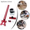 Router Milling Grooves Bracket Drawer Hole Drilling Template Aluminum Trimming Machine Base Circular Slotting Locator