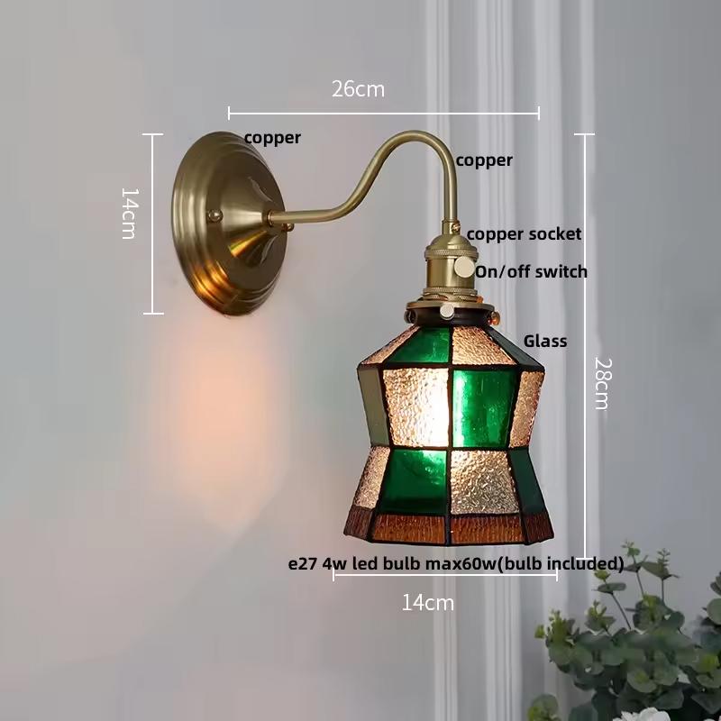 Vintage Creative Tiffany LED Pendant Light for Bedroom Lamp Dining Room Bar Atmosphere Decoration Hanging Lighting Chandeliers