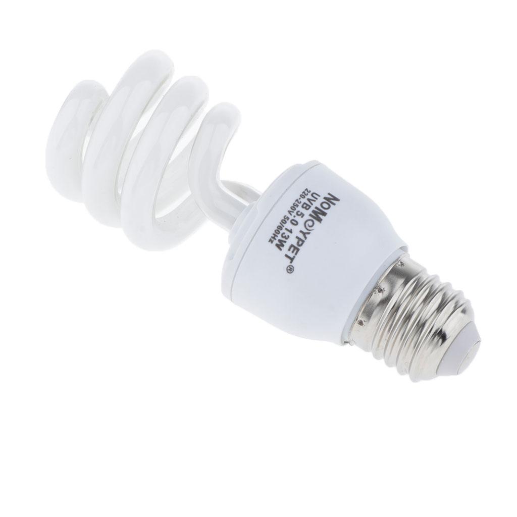 Pet Reptile Compact Heating UV Lamp 5. Terrarium Turtle E272x