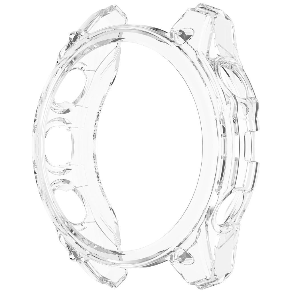 TPU Protector Watch Case Cover For Garmin Fenix 8 51mm 47mm 43mm AMOLED Colorful Half Hollow Shell Protective Clear Silicone
