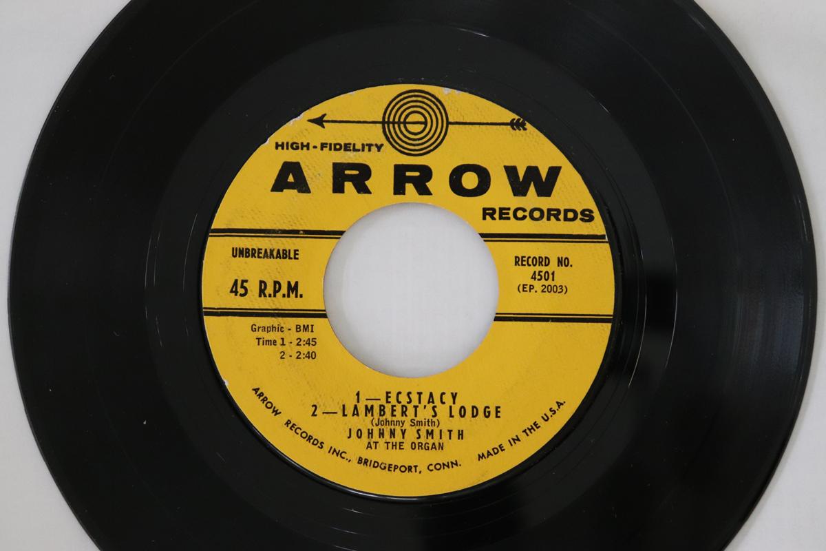 

7inch Record JOHNNY HAMMOND - Ecstacy 4501 Arrow Records 1958 US Jazz Used