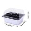 Indoor Propagation Box Greenhouse Propagation Set Tray With Lid And Ventilation