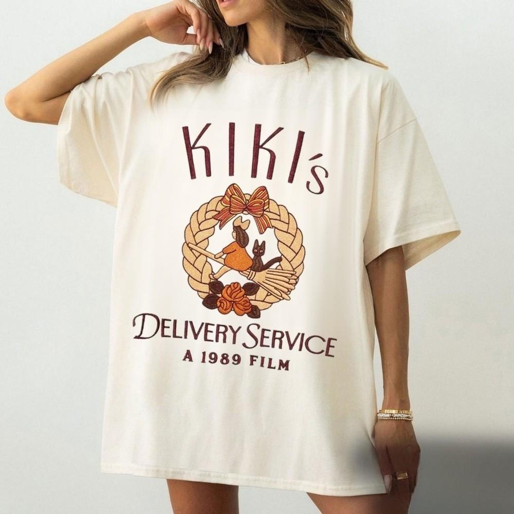 Studio Ghibli Kiki's Delivery Service Panel Shirt Totoro Shirt Mononoke Shirt