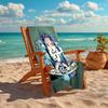1Pc Dark Gothic Fantasy Beach Towel Quick Dry Multiuse For Beach Pool Gym Yoga Home Travel Christmas Halloween Xmas Gift El145