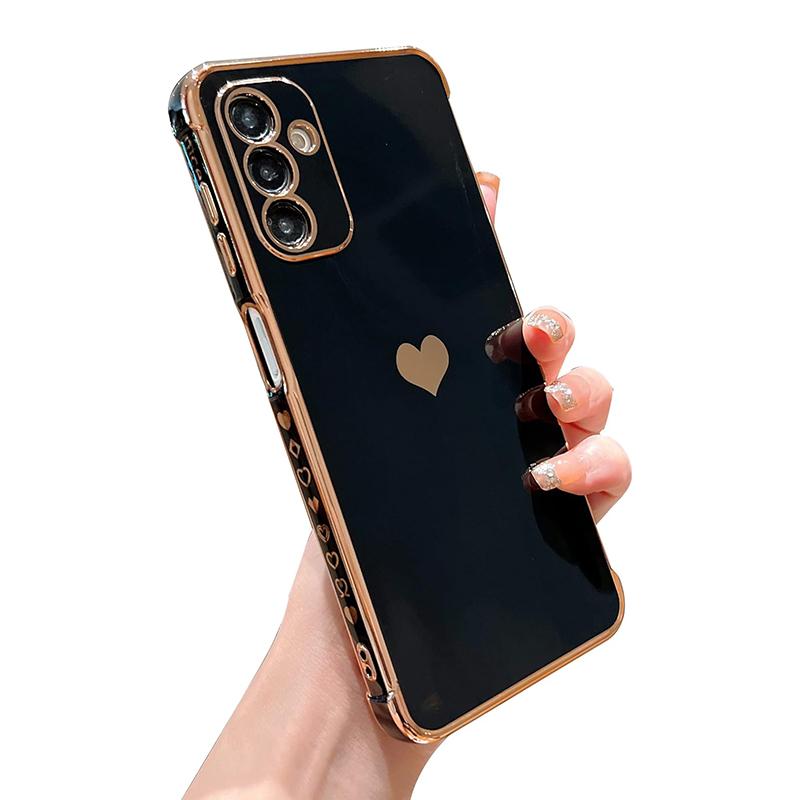 

Чехол с гальваническим покрытием и сердечком для Samsung Galaxy S25 S24 S23 Ultra Plus FE A16 A26 A36 A56 A15 A25 A35 A55 A14 A24 A34 A54 Galaxy S23