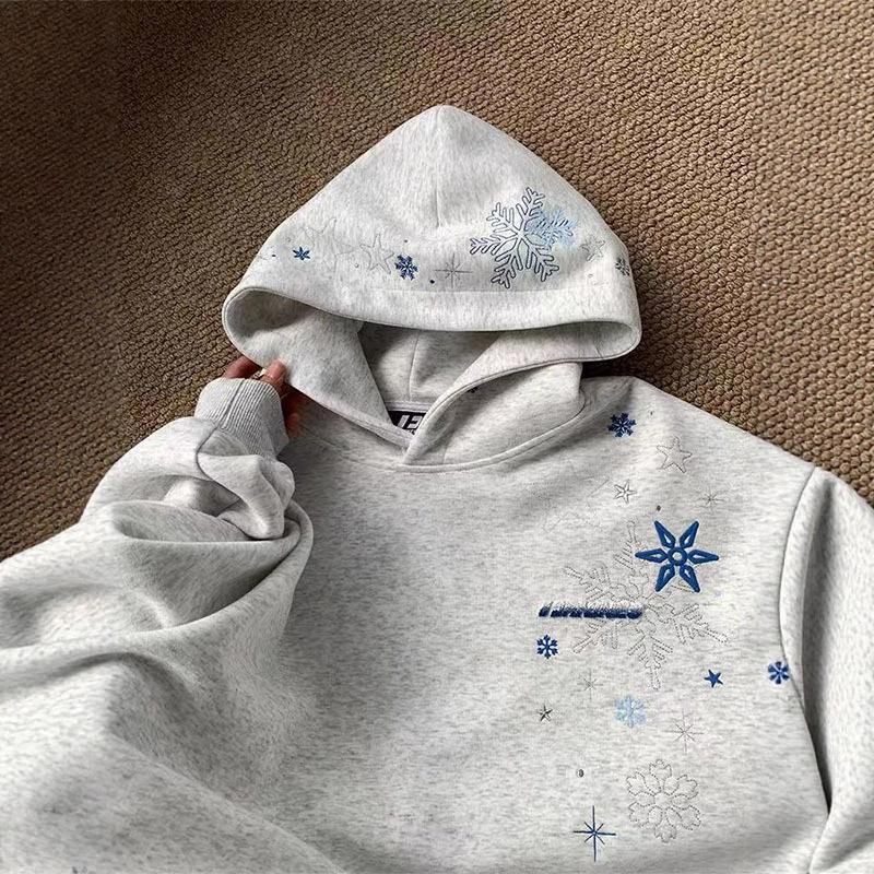 Hooded Sweater Autumn and Winter Design Sense Oversized Everyday Versatile Couple Top High Quality Durable Construction Practical Daily Use