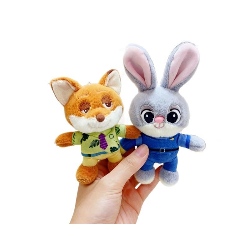 Zootopia Cute Judy Nick Sloth And Benjamin Plush Keychain For Kids And Collectors