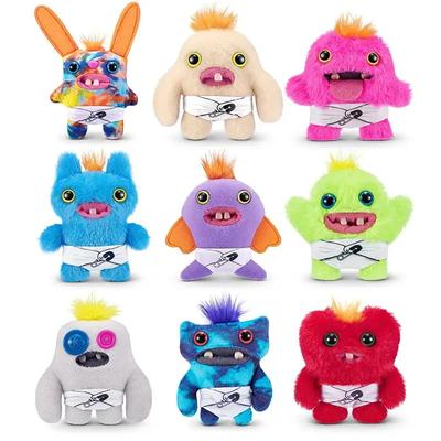 Fuggler Peluche Mostro Divertente Brutto Serie Bambino Mr Needles Munch Fuggs Coniglio Rabbioso Strambo Occhi Sbarrati Bambola di Peluche Regalo Giocattolo Morbido 9CM