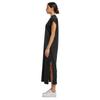 Build Your Brand Womens/Ladies Extended Shoulder Long Midi Dress