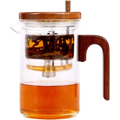 Heat Resistant Glass Teapot One-click Filtering Tea Pot Tea Leak Proof Water Separation Filter Tea Maker Coffee Pot Home Teaware