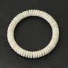 Noter Braccialetto Minimalista Bianco in Pietra di Howlite Unisex Perline Distanziatrici Rotonde 6/8/10mm Braccialetto Accessori Bohemien da Spiaggia Pulsera