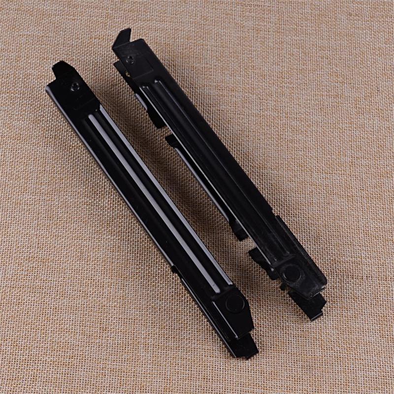2PCS 2038801114 2038801214 Black Metal Car Bumper Face Bar Bracket 20.3x2.2x1.2 cm Fit for Mercedes Benz W203 C-Class