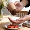 Wooden Toothpick Holder With Black Walnut Lid For Home Dining And Hotel Decor