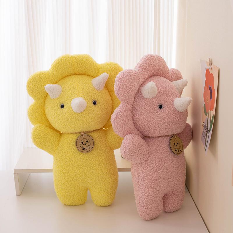 Neue 28/45cm Süßigkeiten Dinosaurier Wollspielzeuge Superweiche Puppen Büro Kissen Heimdeko Cartoon Geschenke Mädchen Jungen Geburtstagsgeschenke