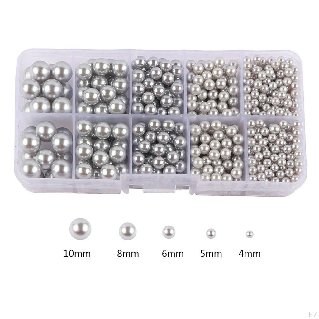 , Loose Beads Home Decor DIY Supplies No Hole Undrilled for Bead Setting Machine Crafts