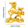 Mini Gold Horse Ornaments 2026 Good Luck Auspicious Wealth Chinese New Year Decor Horse Wealth Table Statue Metal Crafts