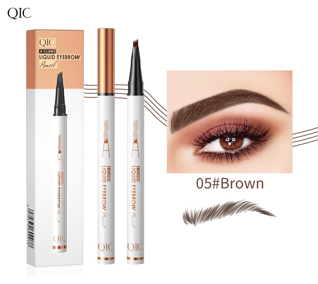 New 3D Waterproof Micro-Knife Magic Eyebrow Four-Pronged Eyebrow Pencil Wild Water Eyebrow Pencil