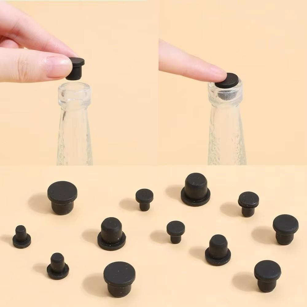 50PCS 5 Sizes Rubber Hole Plug Waterproof Multifunctional Silicone Plugs Replacement Bottle Mouth Plug