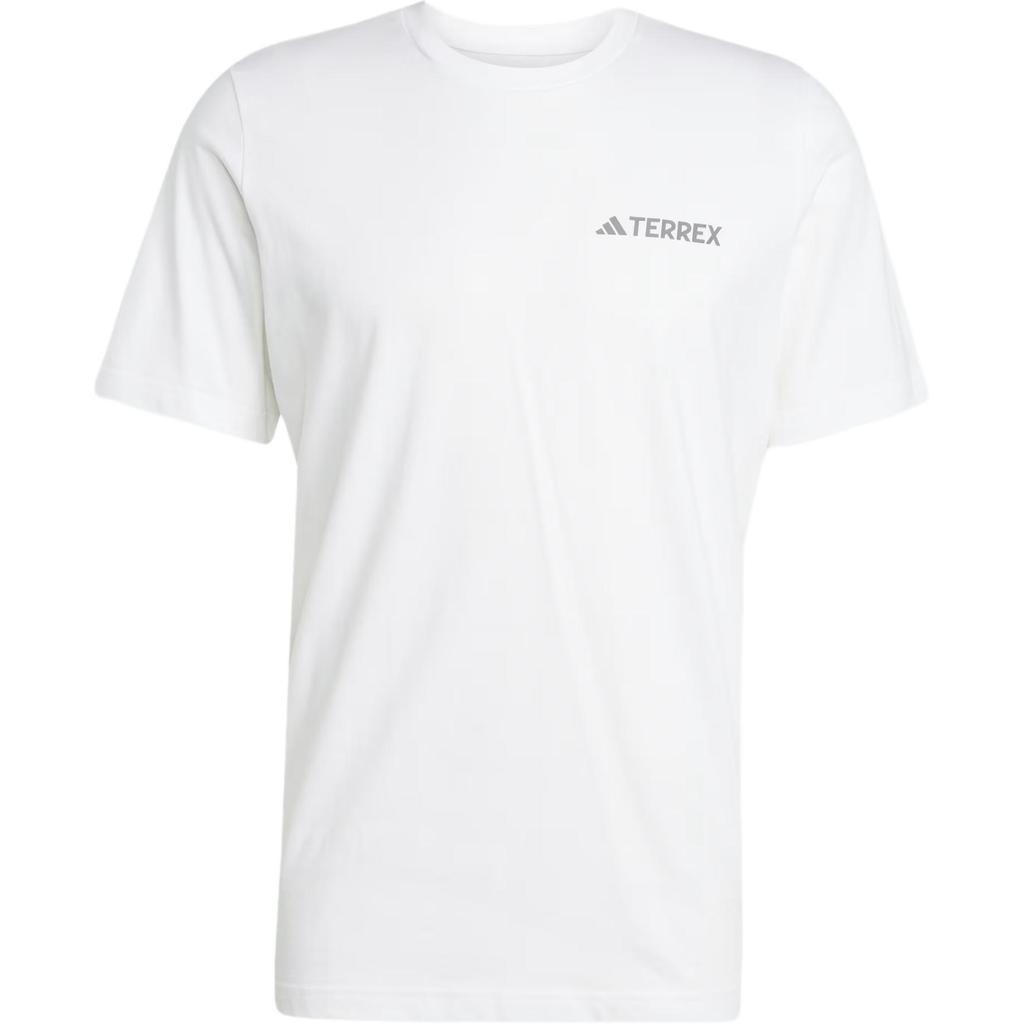 Adidas Terrex Graphic Cotton Fashion Versatile Short Sleeve T-Shirt Men Tops JW3559