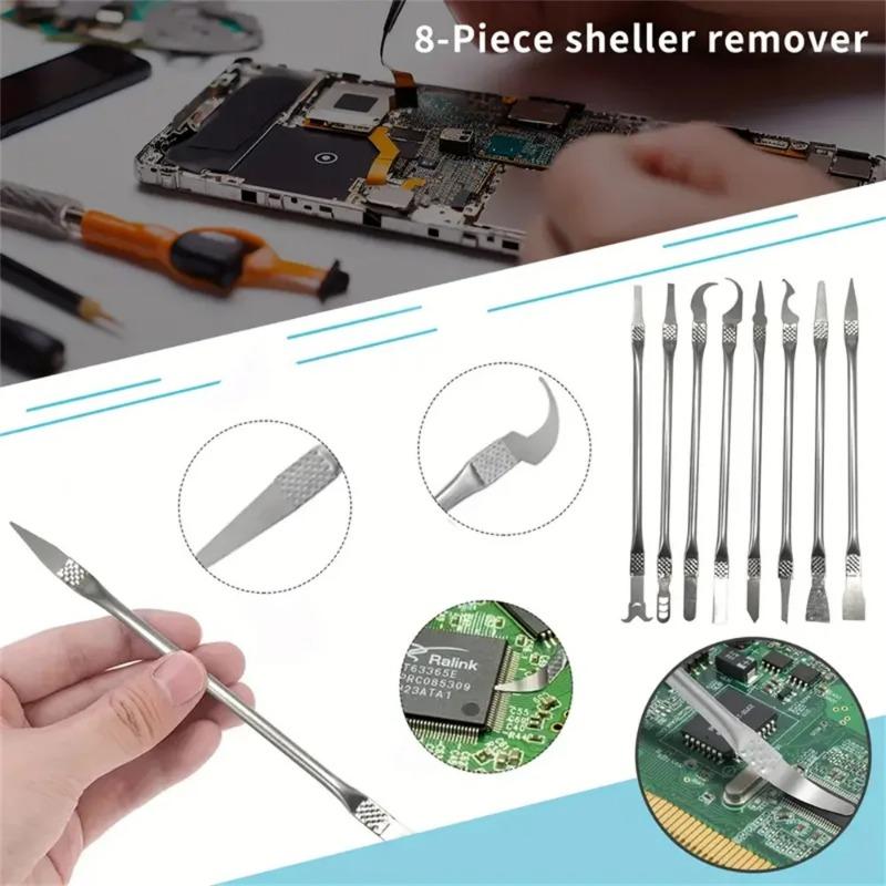 8pcs/set CPU Separation Glue Removal Knife Prying Disassembly Kits IC Chip Repair and Removal Tool Kits Repair Shell Removal