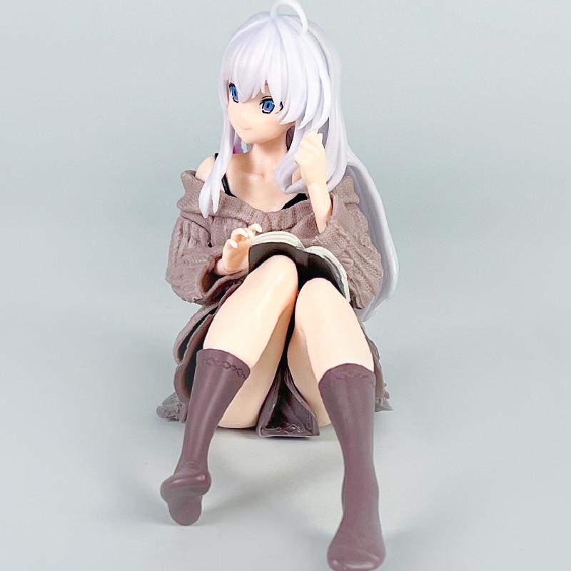 Reading Elaina Posture Anime Character Desktop Decoration For Room Decoration