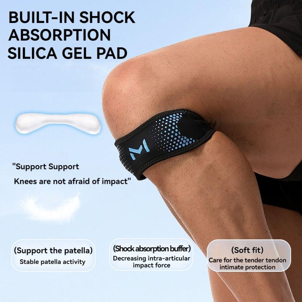 Adjustable Patella Knee Strap Breathable Knee Pain Relief Support Brace  Gym