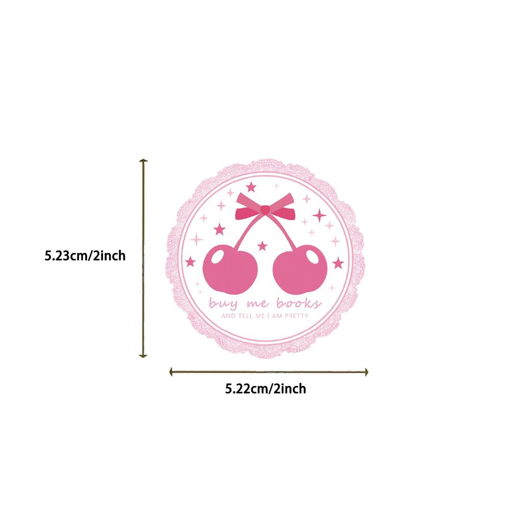 50 Cartoon Pink Love Doodle Stickers Decorate Guitar Notebook Suitcase DIY Waterproof Stickers