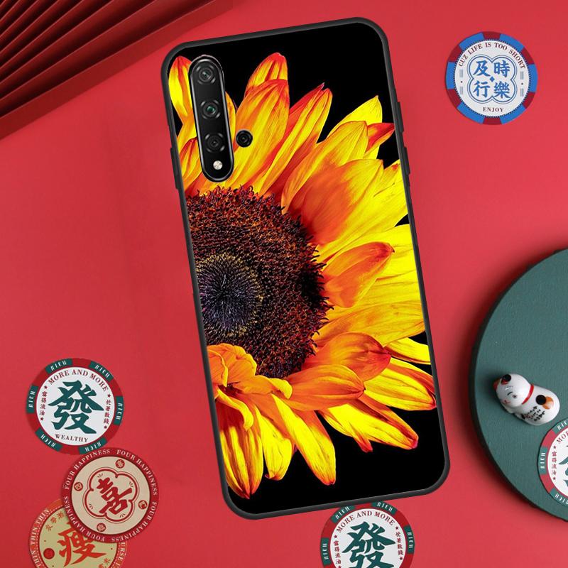 Sunny Sunflower For Huawei Nova Y73 Y72 Y61 Y91 Y90 Y70 Y60 12s 12i 11i 8i 9 10 SE P60 Pro P30 P40 Lite Case