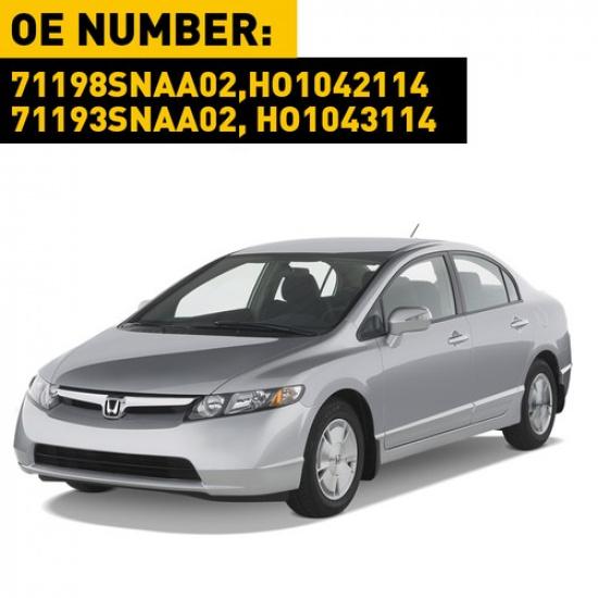 For Honda 06-11 Civic Sedan Bumper Bracket Front Left Spacer Right + 71193SNAA02