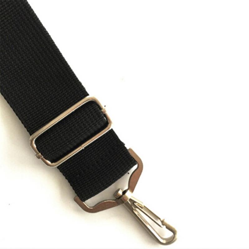 Men Briefcase Bag Strap Laptop Backpack Belt High Quality Strong Package Accessories Black Nylon Material Ribbon Metal Buckle