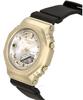 Casio Ceas de damă G-Shock, cu curea analogică digitală din rășină, placat cu metal, cadran argintiu, cuarț GM-S2100BC-1A 200M